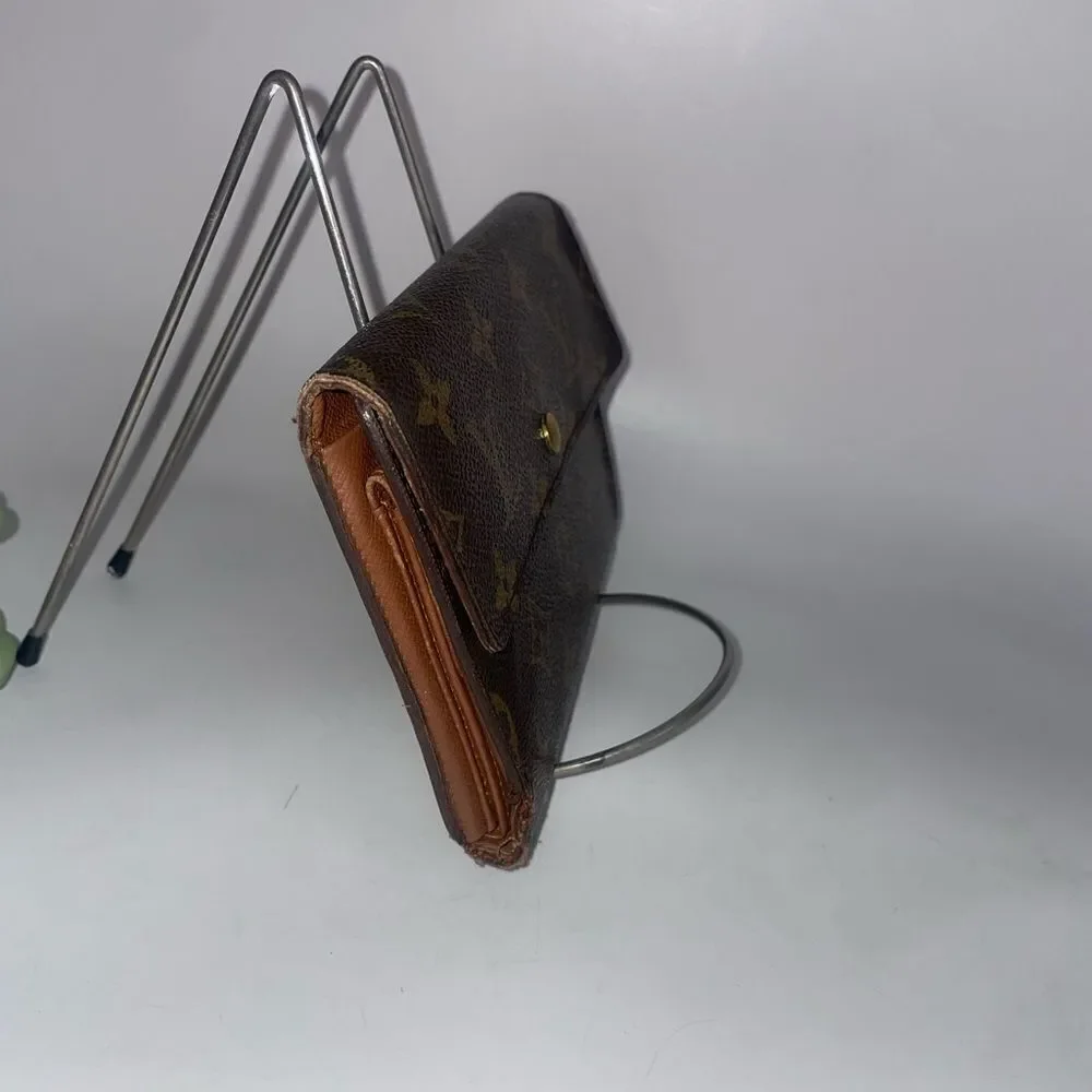 Authentic Louis Vuitton Monogram Tresor Etui Trifold Wallet